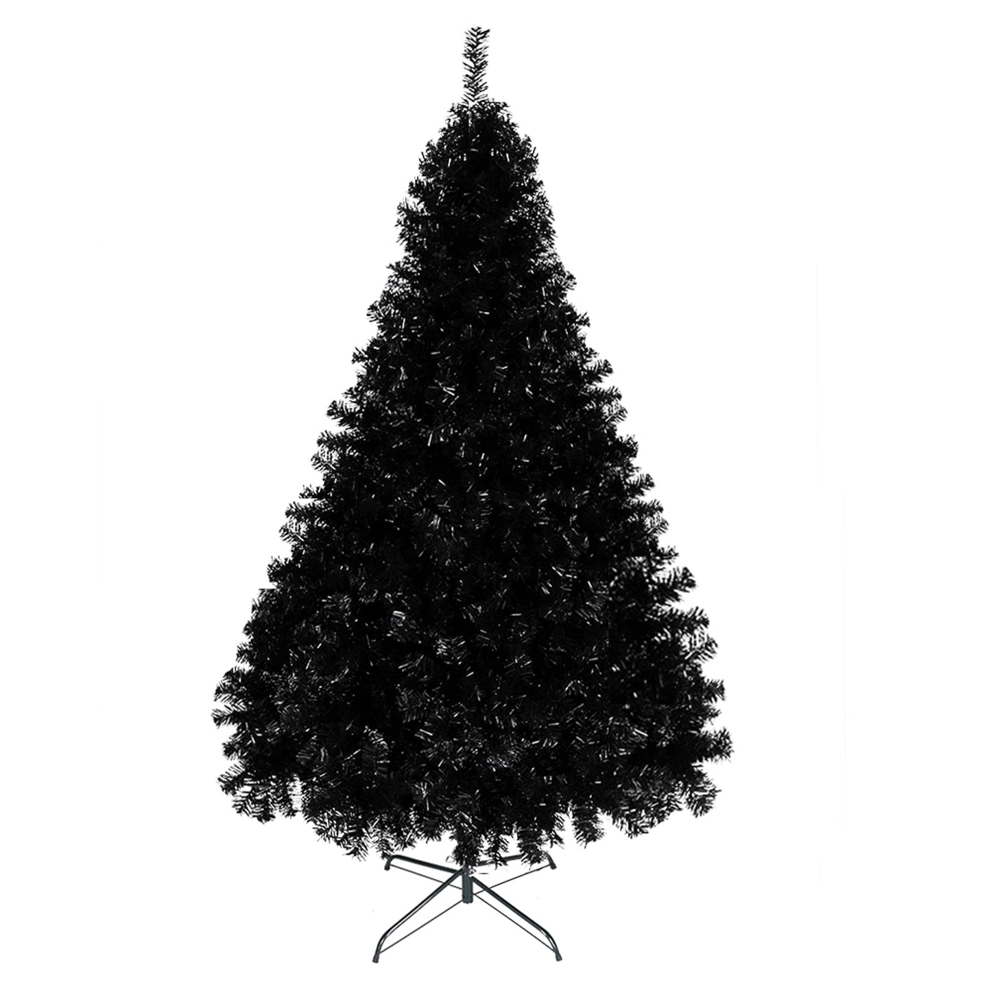 6ft 1600 Branch Christmas Tree - Black